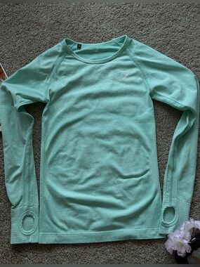 Gymshark Long Sleeve Seamless Top - Mint Green